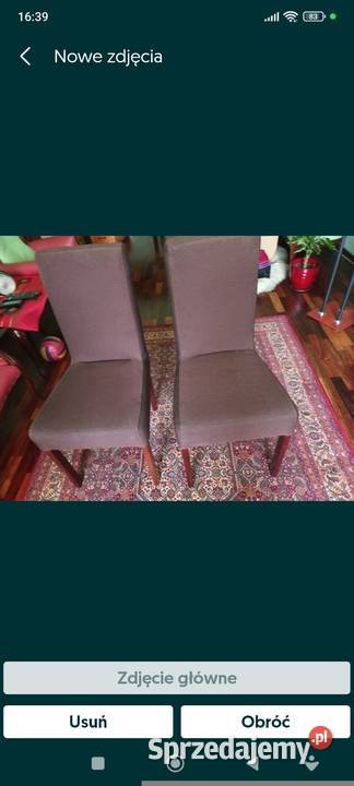 Dwa krzesła Dąbrowa Górnicza