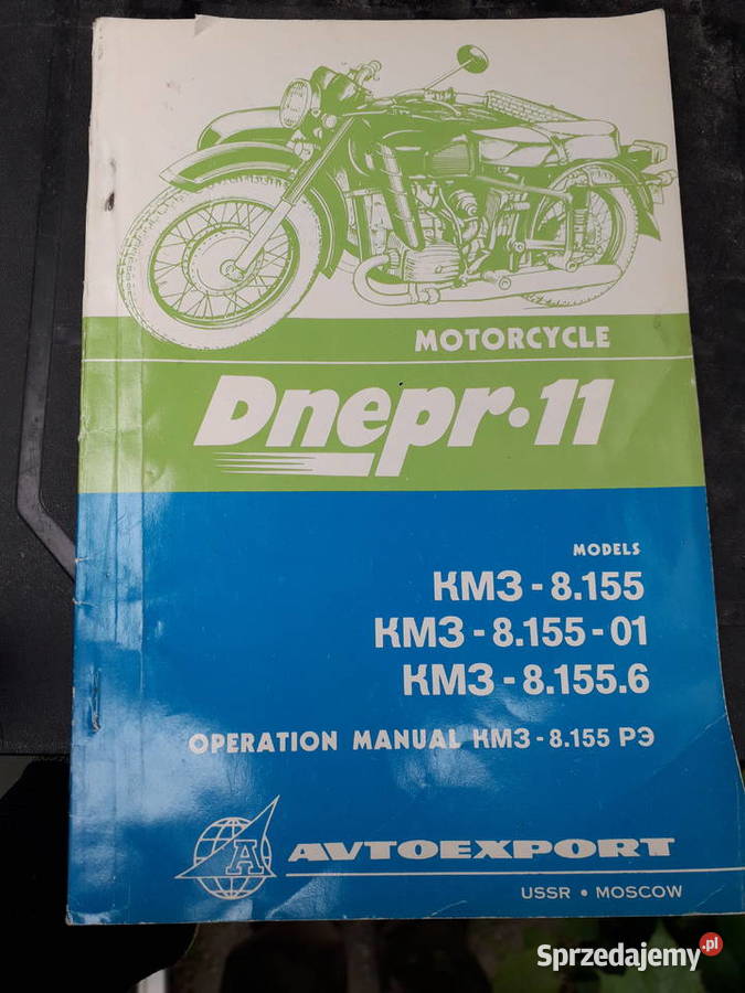Instrukcja motocykla radzieckiego Dniepr Warszawa