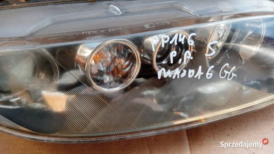 MAZDA 6 GG LAMPA PRZÓD PRAWA SOCZEWKA Zbierkowo