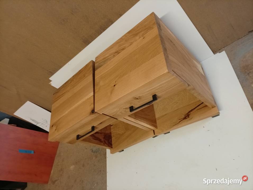 Szafki nocne dębowe Szafki nocne drewniane Loft Luzino