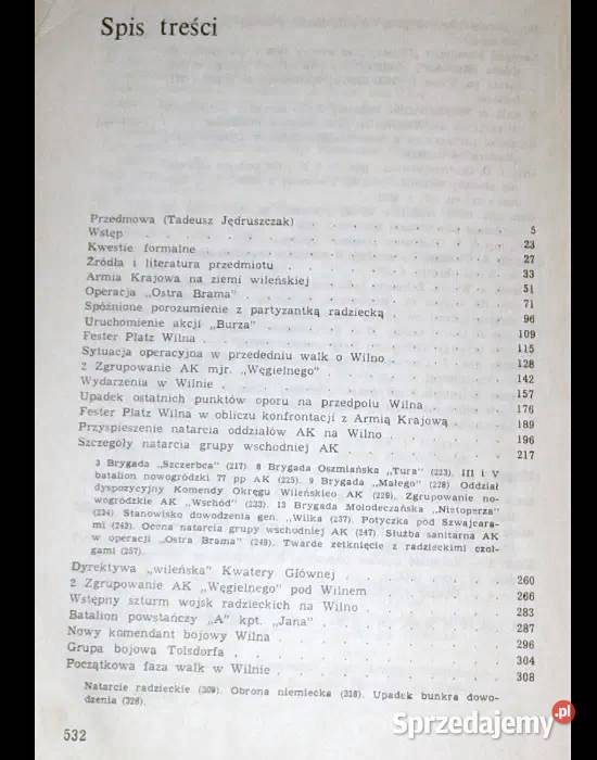 Operacja wileńska AK Roman KorabŻebryk Chełm sprzedam