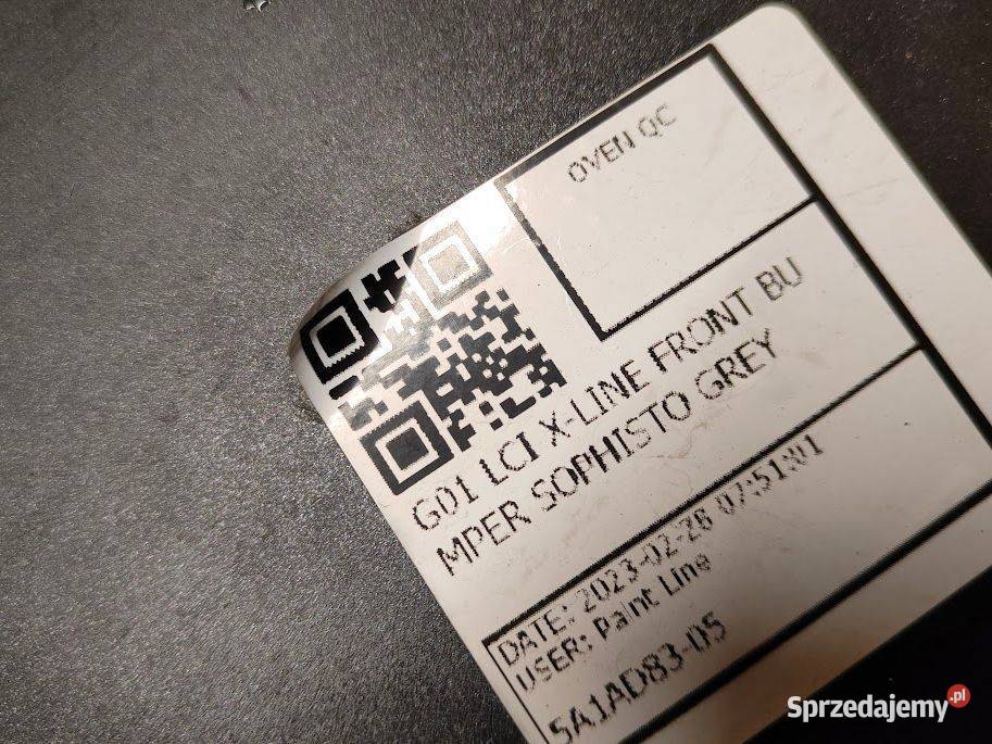 Zderzak Przód BMW X3 G01 LCI XLine Lift 2022 Pleszew