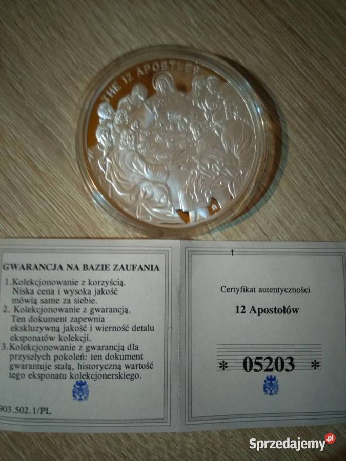 27 Moneta okolicznościowa 12 apostołów