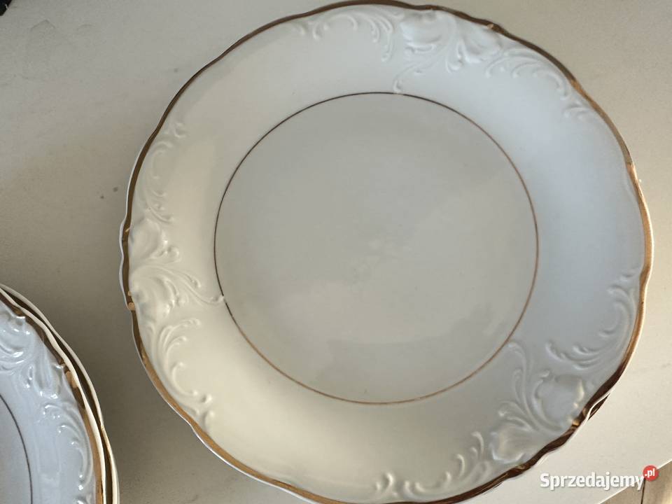 Talerze porcelanowe Wawel z lat PRLu Łódź
