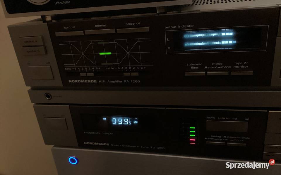 Wzmacniacz Tuner NORDMENDE PA 1260 i TU 1260 Elektronika Gdynia
