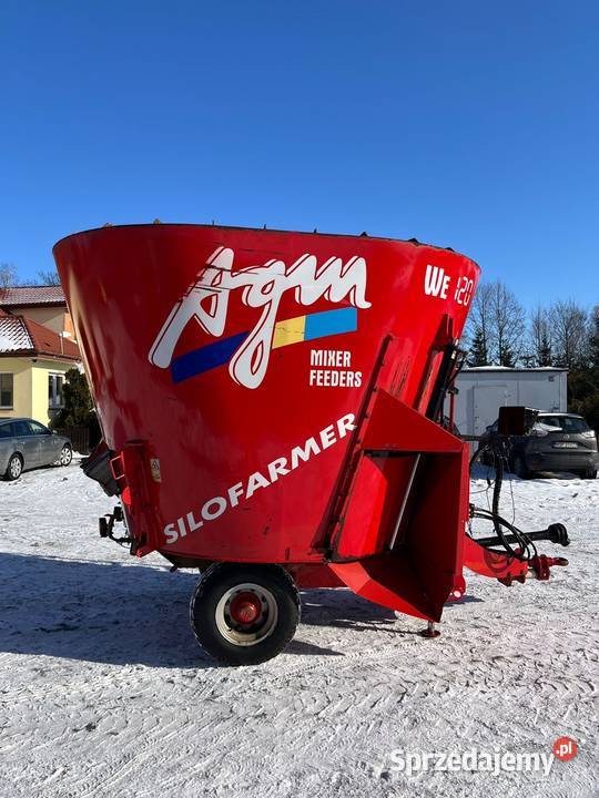 Wóz paszowy paszowóz 12m3 AGM SILOFARMER Kuhn mazowieckie Myszyniec sprzedam
