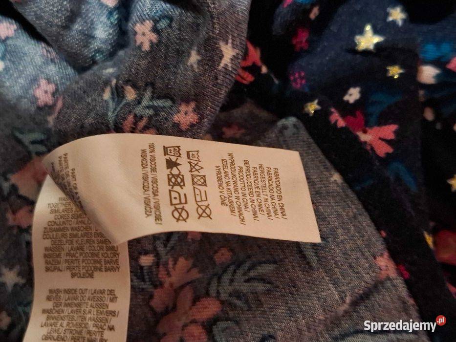 Primark śliczna sukienka w kwiatki r 92 dziewczynka Wąbrzeźno