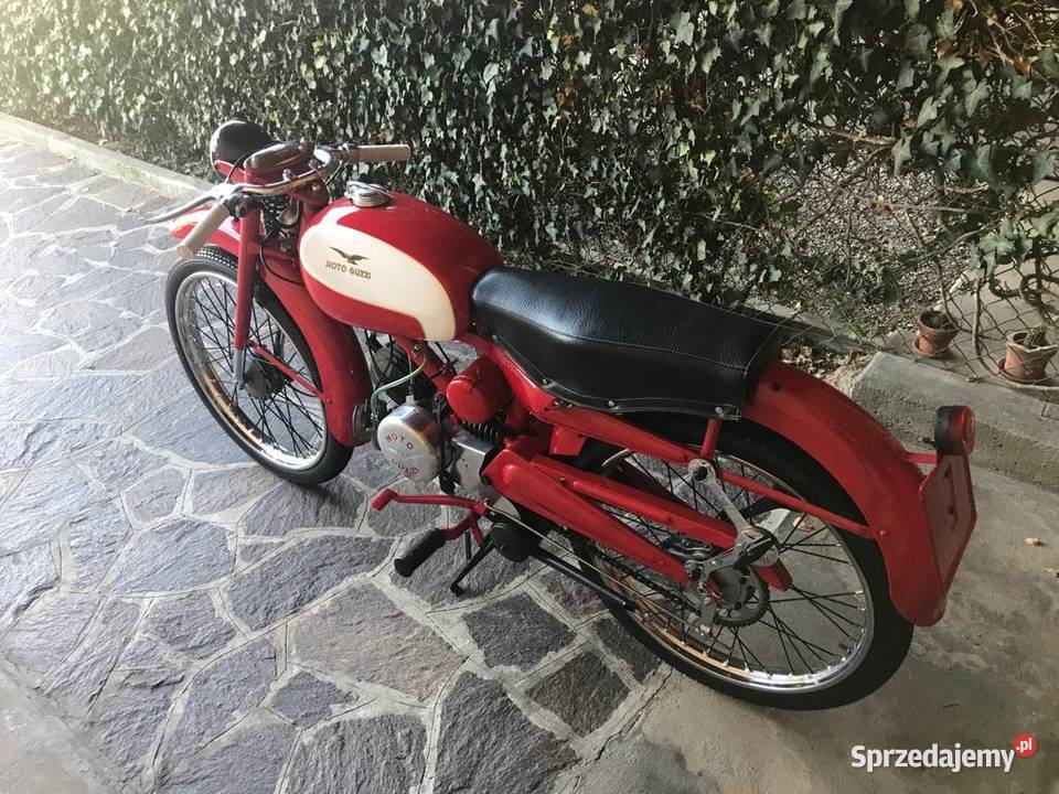 Motor zabytkowy Moto Guzzi model cardellino Maków Podhalański