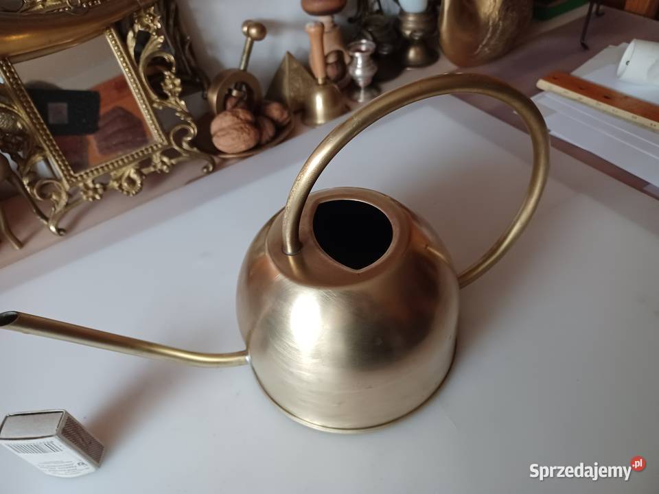 Duża konewka mosiężna Poznań
