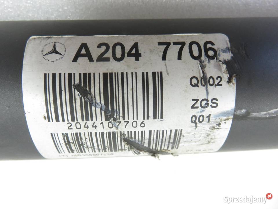 WAŁ NAPĘDOWY MERCEDES coupe C207 350 CGI