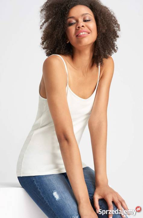 granatowy top Orsay Moda i Styl