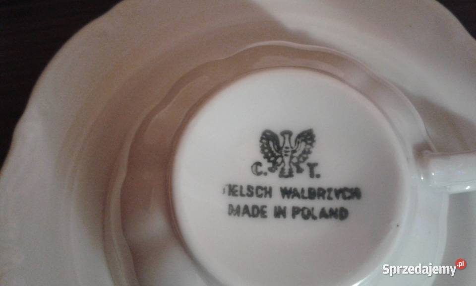 Filiżanki do kawy herbaty porcelana wielkopolskie Pleszew