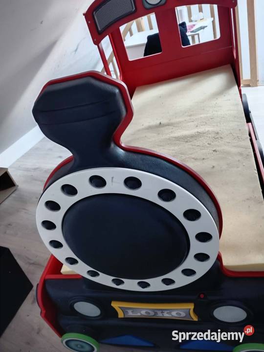 Łóżko lokomotywa dziecięce LOCO Pępowo