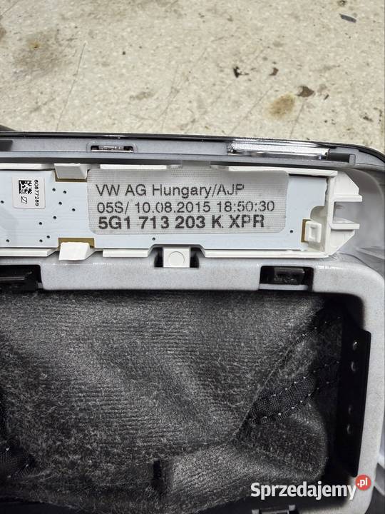 VW Golf 7 VII gałka mieszek zmiany biegów DSG
