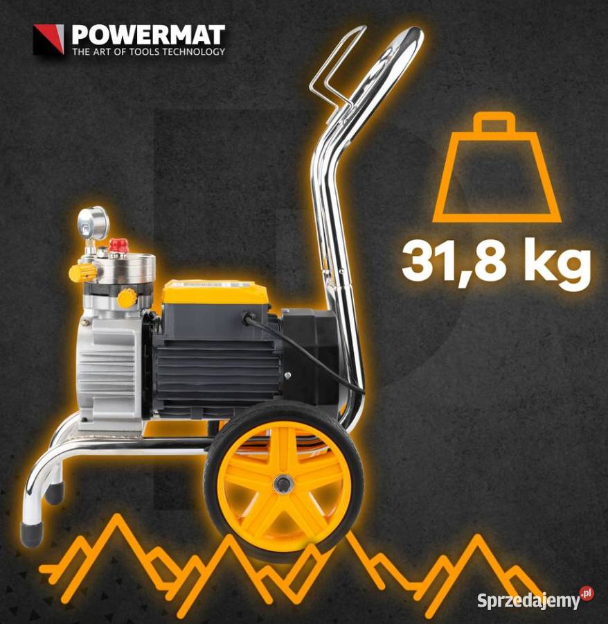 Agregat malarski pistolet hydrodynamiczny 1500w Malarskie śląskie Katowice sprzedam