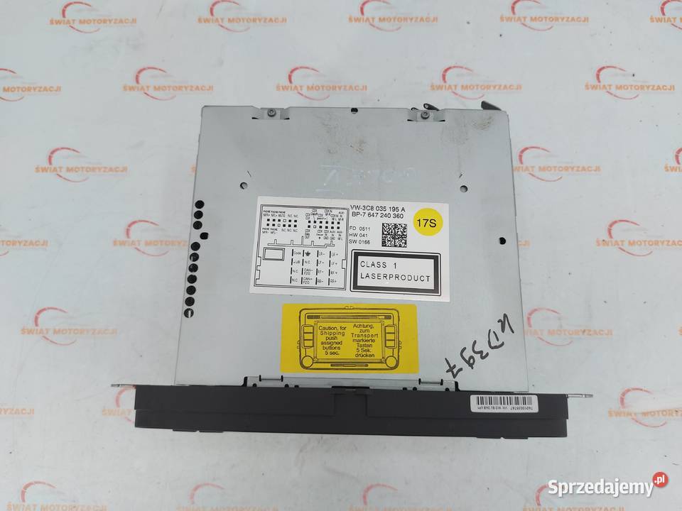 VW GOLF V radio CD 3C8035195A świętokrzyskie Kielce