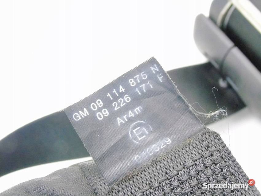 PAS BEZPIECZEŃSTEWA ŚRODKOWY KANAPY OPEL CORSA C Motoryzacja śląskie Sosnowiec sprzedam