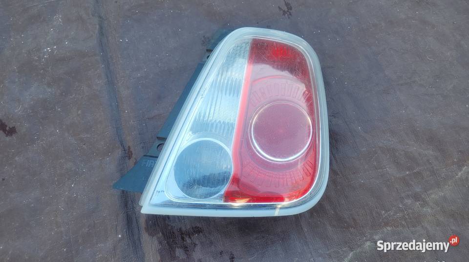 FIAT 500 LAMPA PRAWA TYŁ TYLNA EUROPA 1658 osobowe Ruda Śląska sprzedam