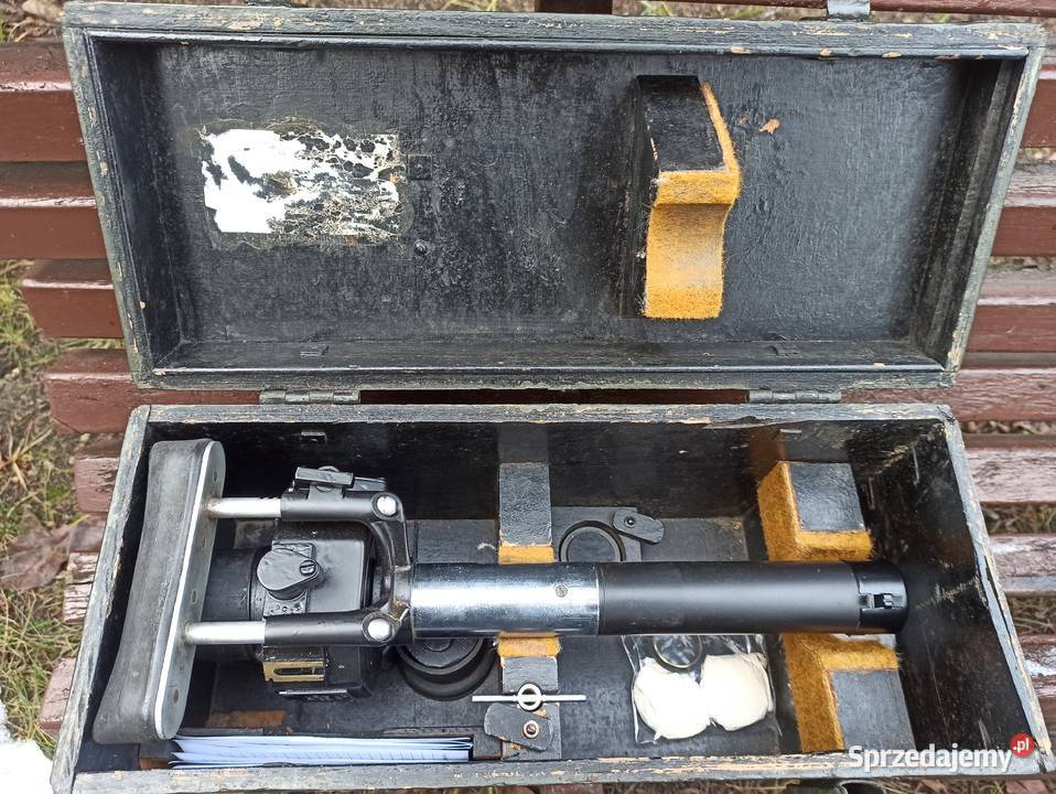 Celownik OP27 w skrzynce drewnianej Militaria łódzkie Skierniewice