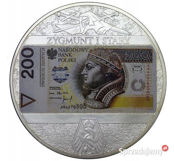 Moneta Banknot Mieszko 10 Srebro Mieszko Chrobry Sosnowiec