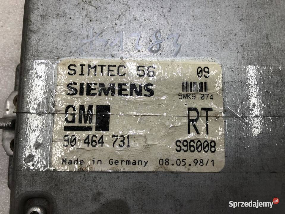 STEROWNIK SILNIKA OPEL VECTRA B 20 90464731