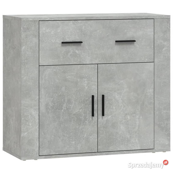 Szafka szarość betonu 80x33x70 materiał Warszawa