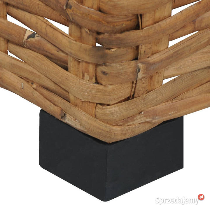 Stolik kawowy 47 x 47 x 28 naturalny rattan mazowieckie Warszawa