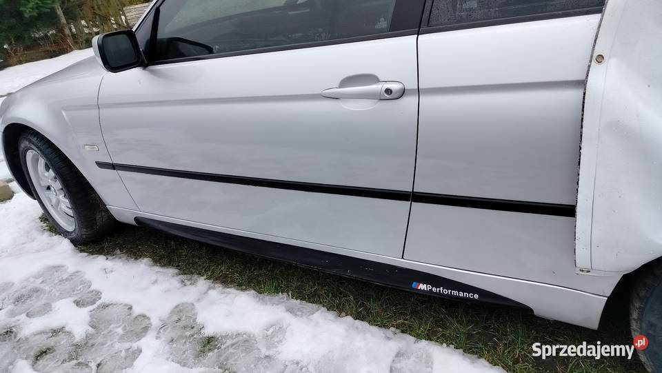 Bmw e46 compakt progi mpakiet komplet oryginał Karoseria Aleksandrów Łódzki