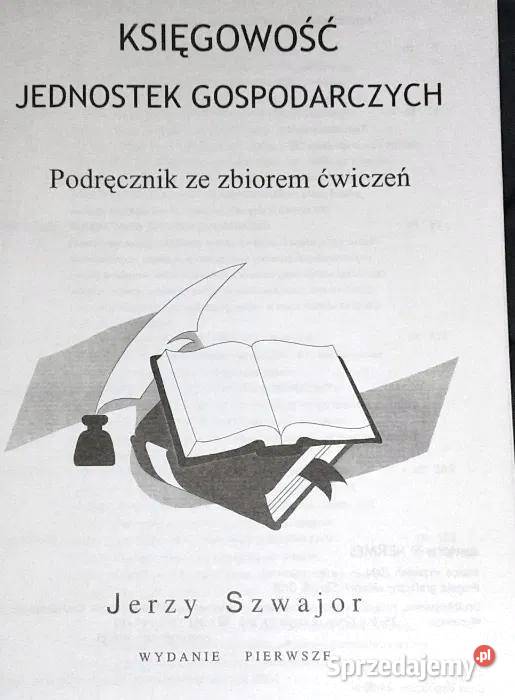 Rachunkowość jednostek gospodarczych Jerzy Chełm sprzedam