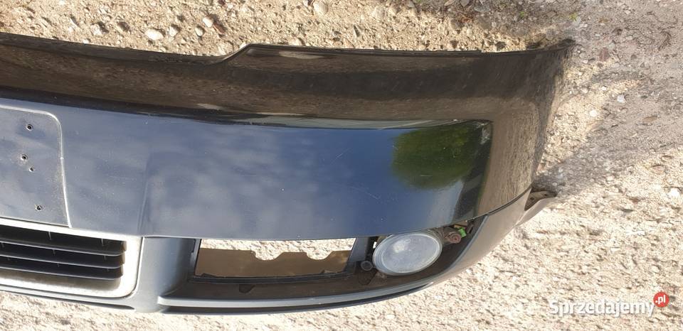 Audi A4 B6 zderzak przód przedni lakier CZARNY Kutno