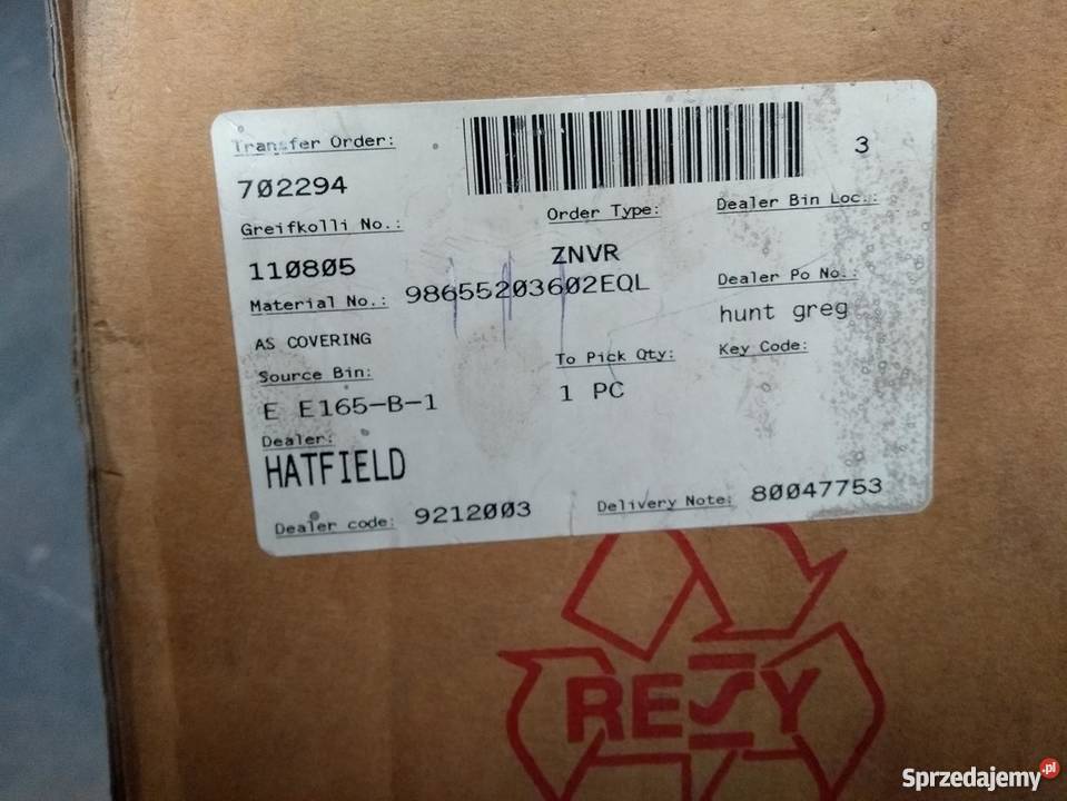 PORSCHE 986 BOXSTER pokrywa deski rozdzielczej osobowe sprzedam