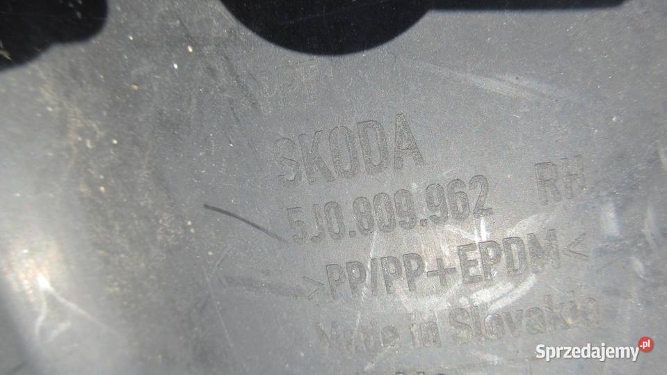 SKODA FABIA II ROOMSTER NADKOLE PRAWY PRZÓD Ruda Śląska