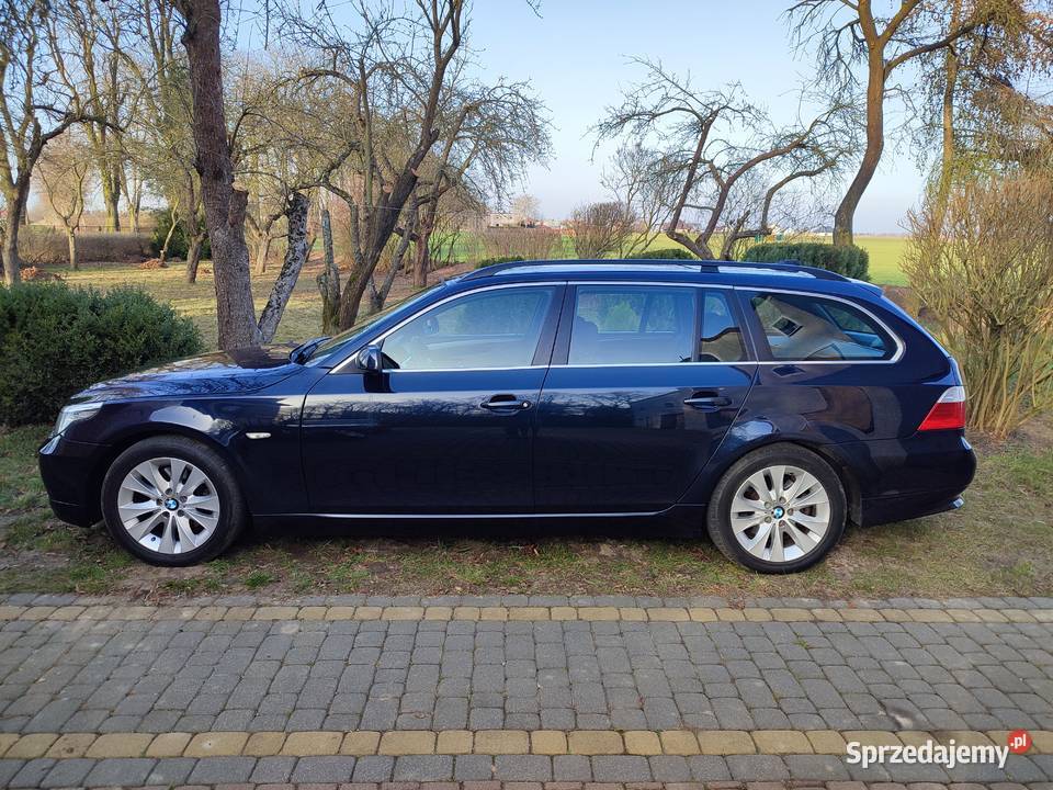 BMW 520d E61 LCI welurowa tapicerka