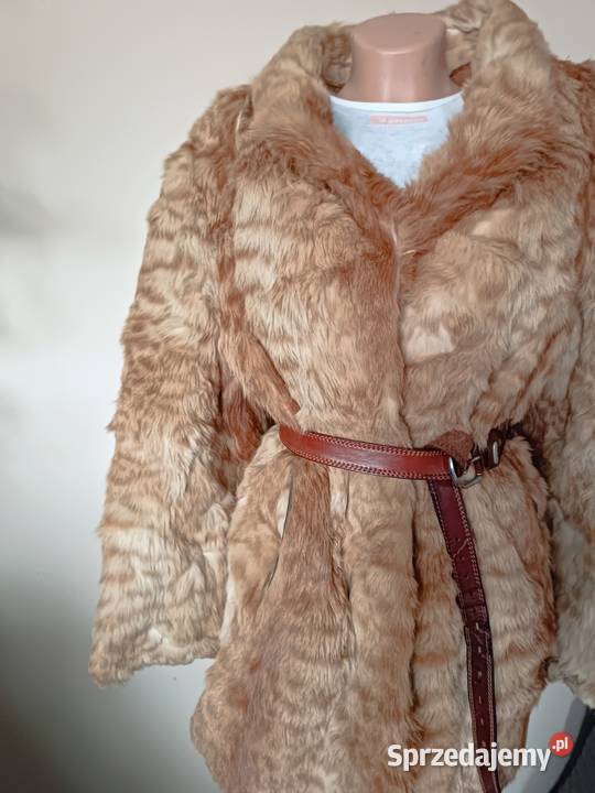 Futro naturalne rude r44 mazowieckie Karczew sprzedam