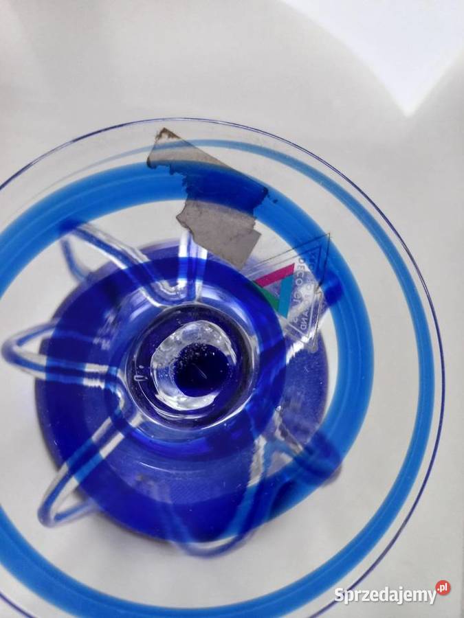 Szklana misa Meduza Krosno sprzedam