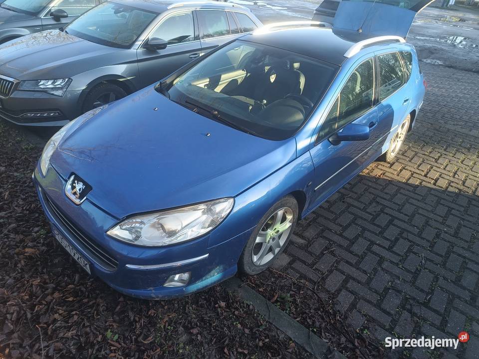 Peugeot 407 sw 20 HDi 6 biegowy manual relingi dachowe 407