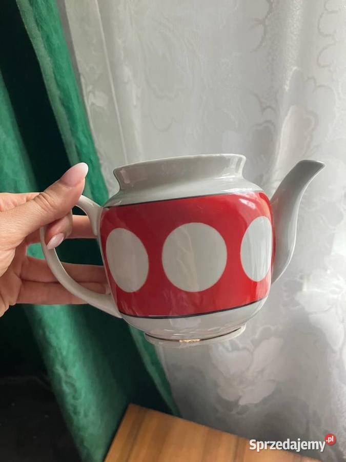 Serwis kawowy herbata porcelana ZSRR PRL retro Nisko