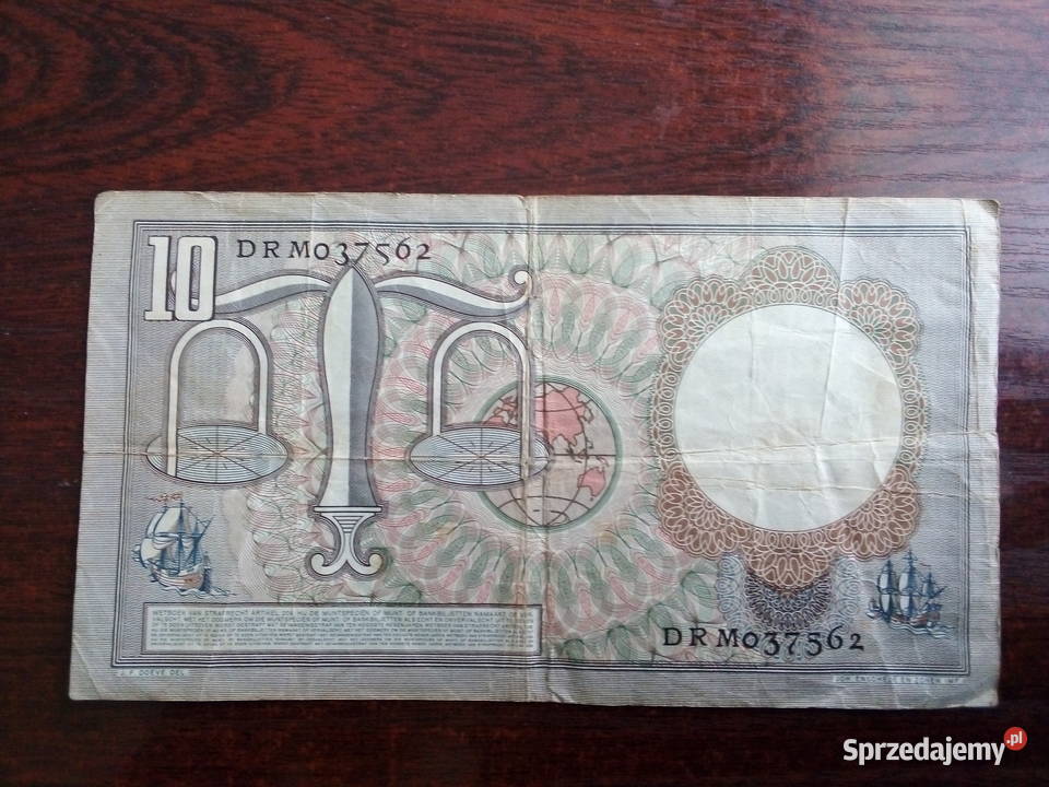 Banknot 10 guldenów Holandia mazowieckie Płońsk sprzedam