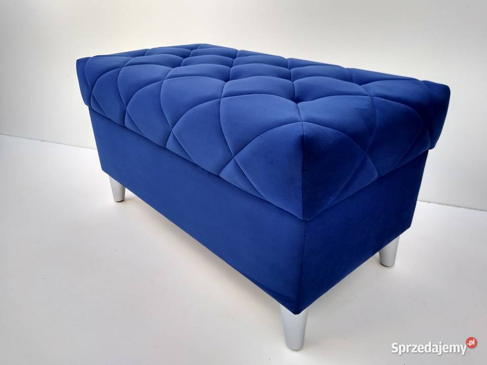 PUFA ŁAWKA SKRZYNIA OTWIERANA FRENCH VELVET Poznań