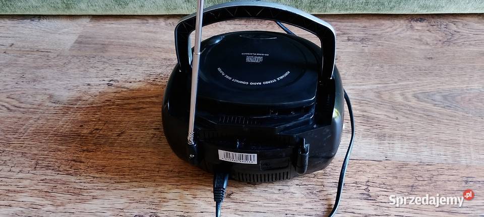 Niezawodny Boombox AEG SR 4351 CD Radio Stereo Elektronika Wąbrzeźno