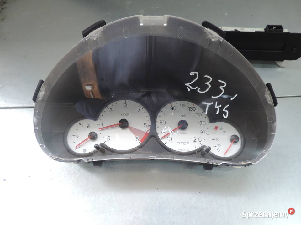PEUGEOT 206 14HDI LICZNIK ZEGARY 9656696280 liczniki, zegary Wyposażenie wnętrza Nowy Sącz