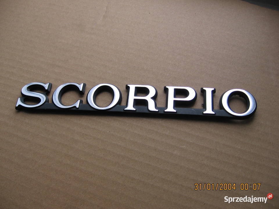 Ford Scorpio napis emblemat auto klasyk PRL podkarpackie Przemyśl