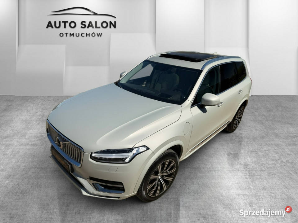 Volvo XC 90 RECHARGE panorama FUL LED wentylacja wielofunkcyjna kierownica Samochody osobowe Otmuchów