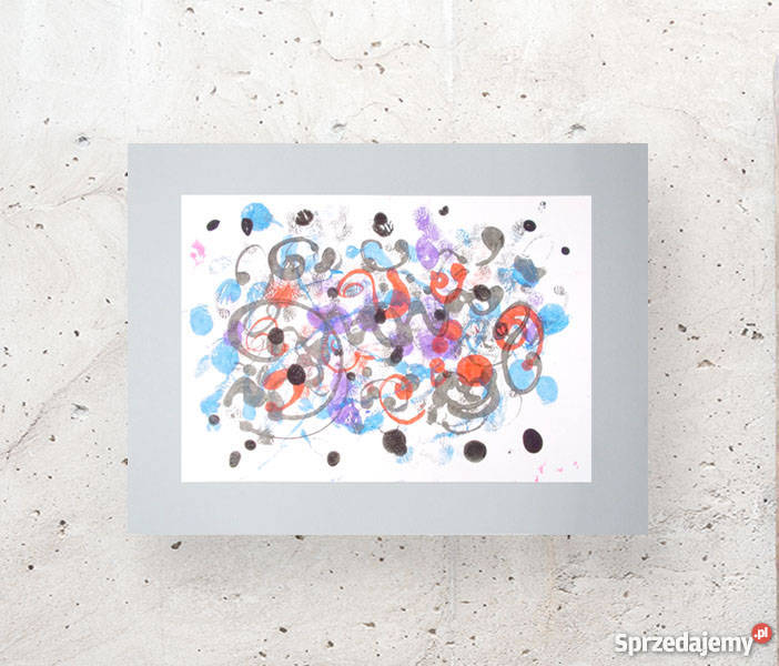 lofty dekoracja grafika do loftów abstrakcja do małopolskie