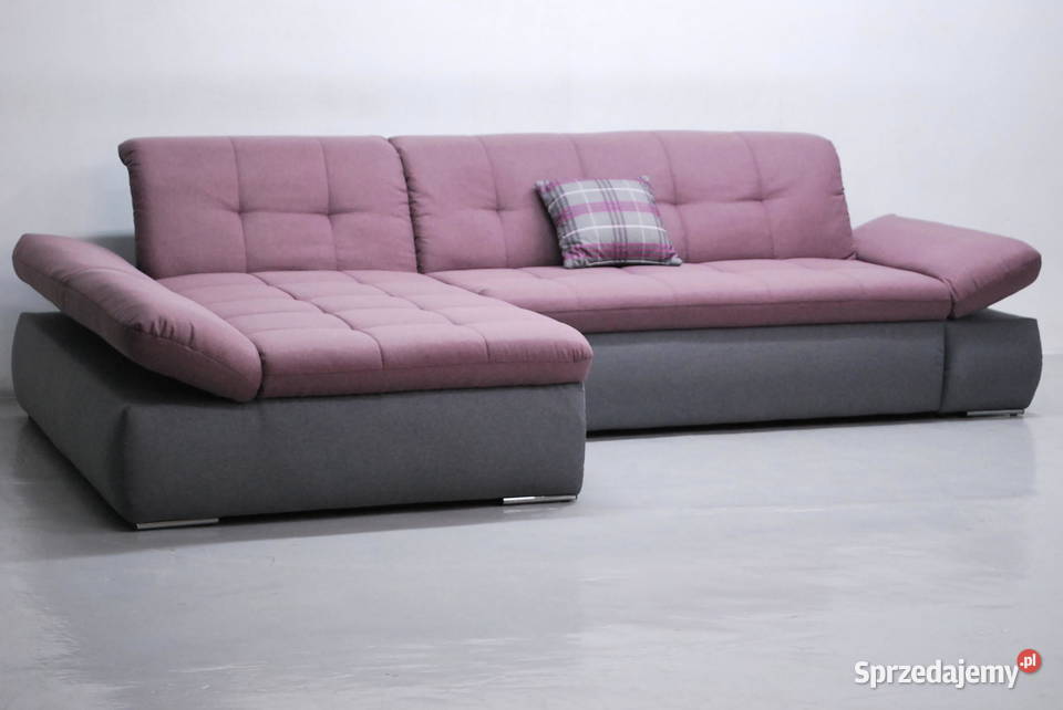 RYK nowoczesny narożnik z funkcja spania, rogówka, sofa