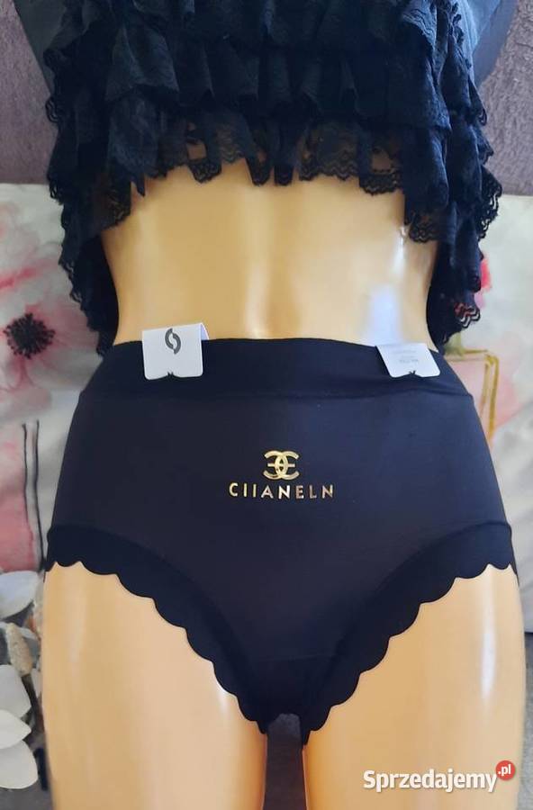 majtki panty czarne lodowy jedwab Warszawa