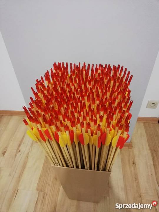 TANIO Strzały do łuku drewniane 29 metalowe Nowy Sącz sprzedam