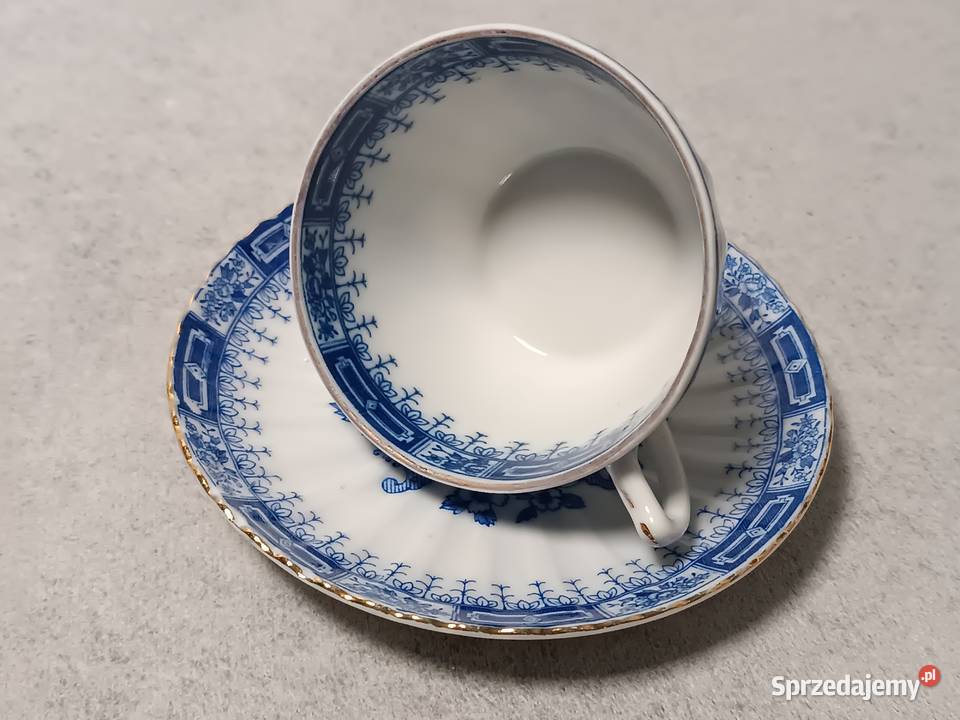 Kolekcjonerska Filiżanka Zdobienie Blau Duet Augustów sprzedam