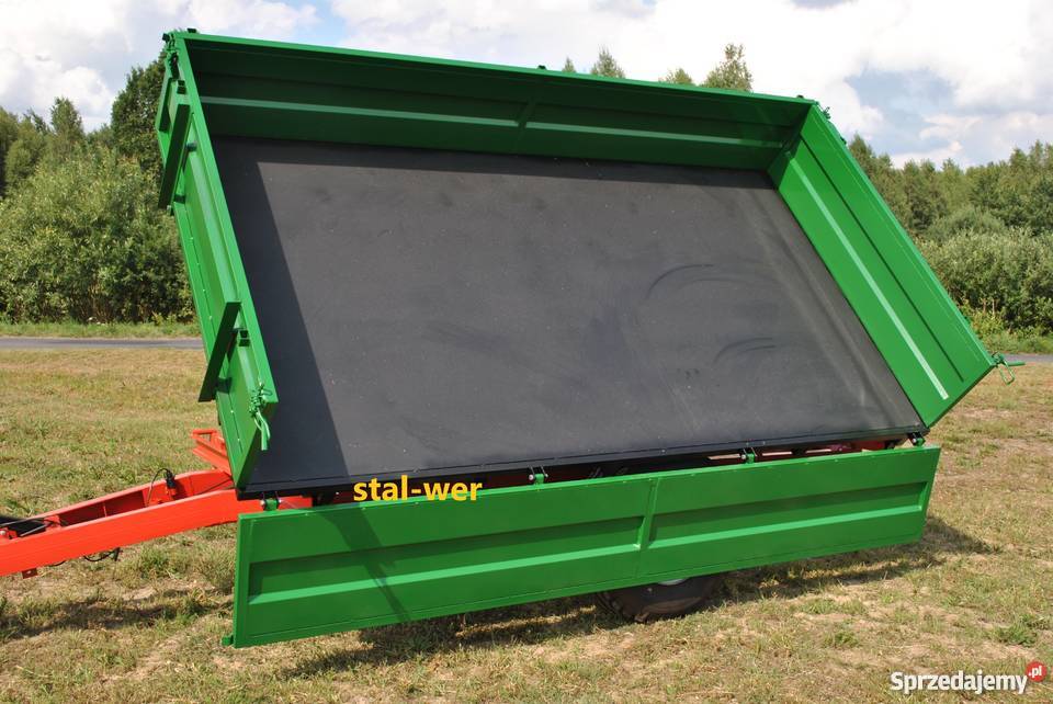 Przyczepa wywrotka jednoosiowa 3500 nieuszkodzony