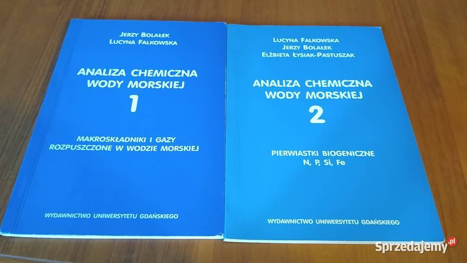 Analiza chemiczna wody morskiej12 Makroskładniki miękka Gdańsk
